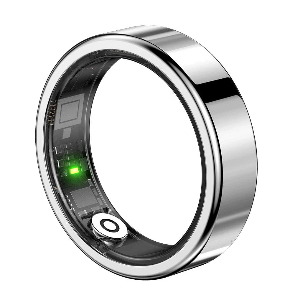 SR09 Smart Fitness Ring for Men Women Health Tracker Bluetooth 