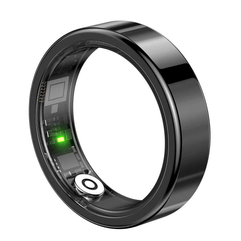 SR09 Smart Fitness Ring for Men Women Health Tracker Bluetooth 